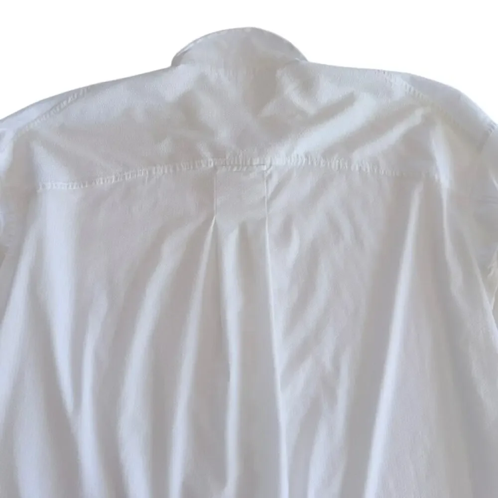 Lululemon All Days Shirt White Seersucker Plus Size 16 Maternity Oversized Loose